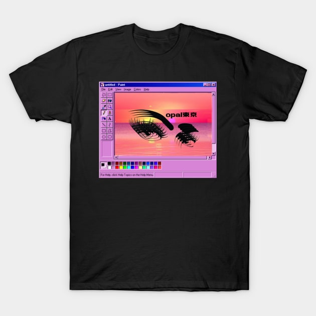 Sunset Painting T-Shirt by opaltokyo